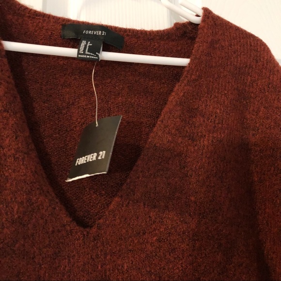 Forever-21 Burgundy Sweater - Picture 2 of 5